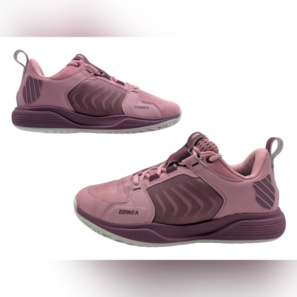 K-Swiss Women’s Size 9.5 Pink Athletic Training Sneakers Lace-Up Cushioned Sole - Picture 6 of 14